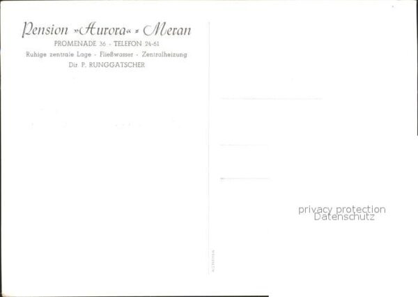 Meran Merano Pension Aurora – Bild 2