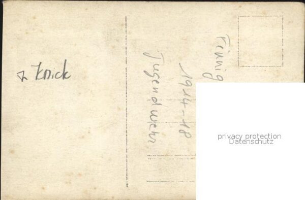 Militaria Jugend Portrait WK1 – Bild 2