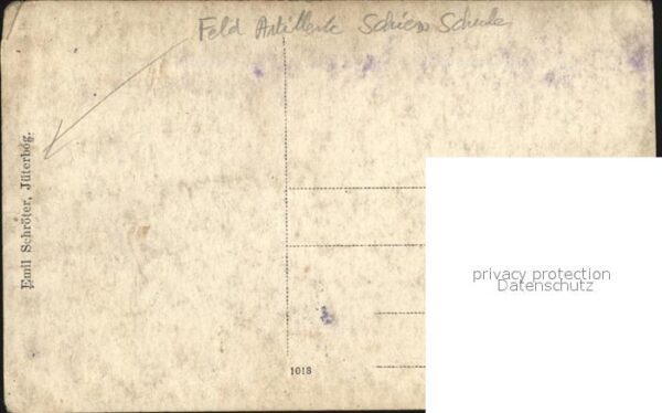 Jueterbog Militaria Feldartillerie Schiess Schule WK1 – Bild 2