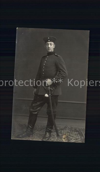 Regiment FAR 030 Feldartillerie Militaria WK1 Portrait Soldat S&#228bel