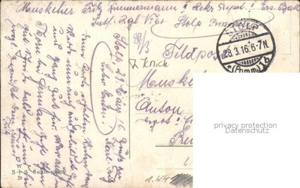 Militaria Soldatenleben Im Unterstand Kartenspiel WK1 – Bild 2