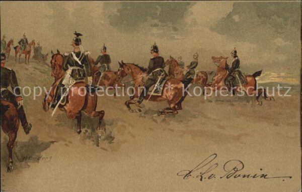 Militaria Kavallerie Geschichte Pferd