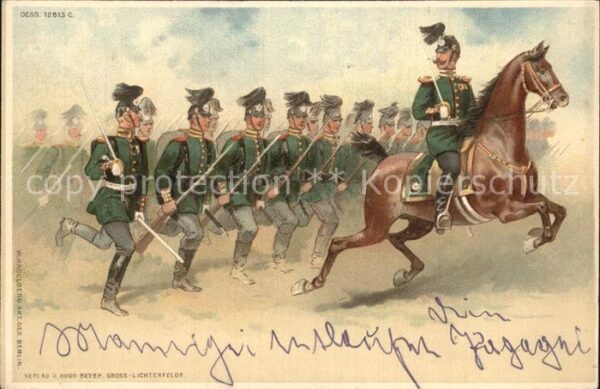Militaria Kavallerie Garde Schuetzen Bataillon
