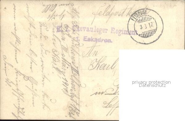 Militaria Kavallerie Chevauleger Reg. 1 Eskadron WK1 – Bild 2