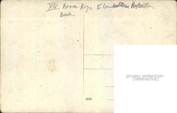 Militaria WK1 XIV Armee Korps andsturm Bataillon – Bild 2