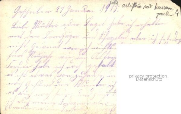 Militaria WK1 Feldartillerie Soldat – Bild 2