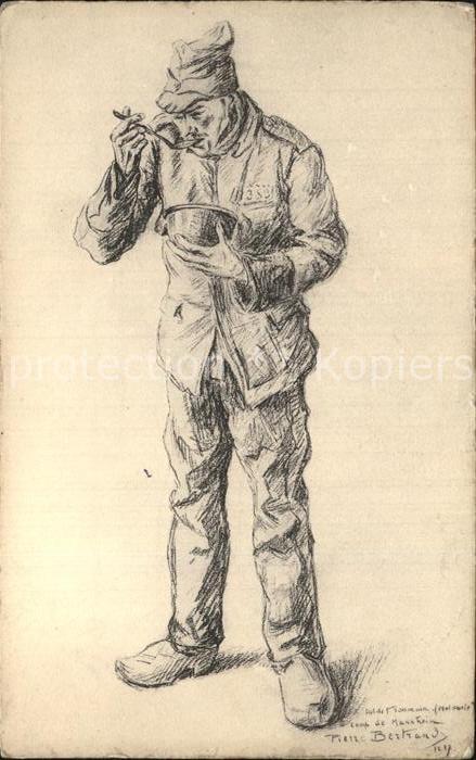Militaria Kriegsgefangene Kriegsgefangener Moldavien Mannheim Lager Kuenstler Pi