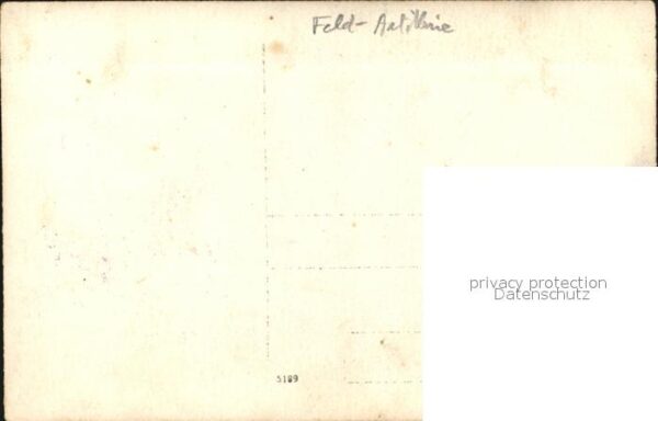 Militaria Geschuetze Feldartillerie Soldaten WK1 – Bild 2