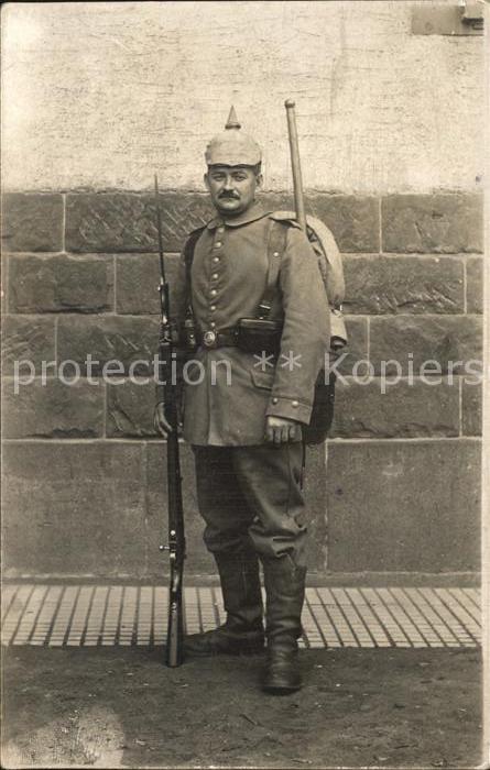 Militaria WK1 Pionier Feldgrau Bajonett