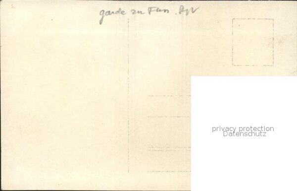 Militaria WK1 Gruppenfoto Garde zu Fuss Regiment Gewehr – Bild 2