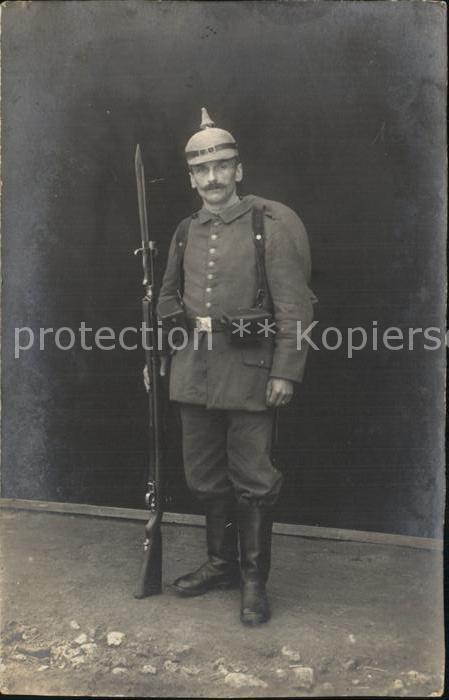 Militaria WK1 Soldat Fuss Artillerie Bajonett