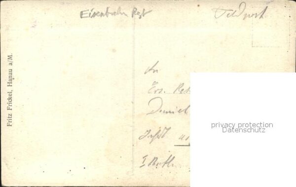 Militaria Eisenbahn Eisenbahn Regiment 3 Hanau WK1 – Bild 2