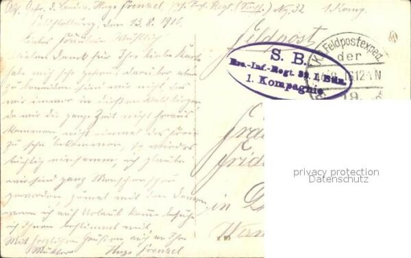 Regiment IR 032 Infanterie Humor. Feldgrauen-Trio Bruno Ballack Alfred Noak Arth – Bild 2
