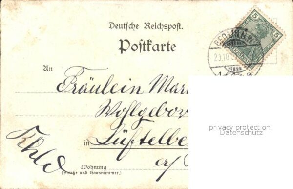 Regiment GRzF 004 Garde zu Fuss Regimentskarte Kaserne – Bild 2