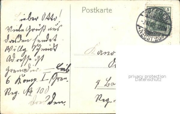 Regiment GR 100 Grenadier Regimentskarte Kaserne – Bild 2