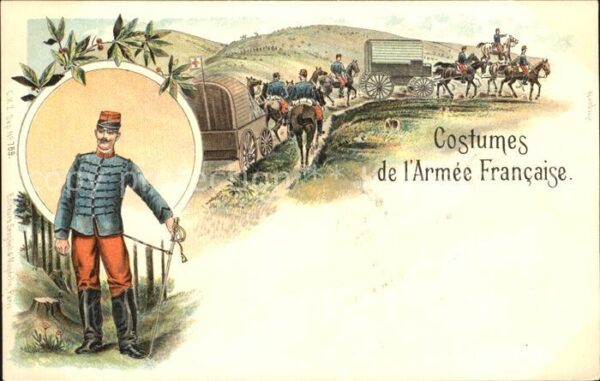 Militaria Frankreich Costumes de l'Armee Francaise