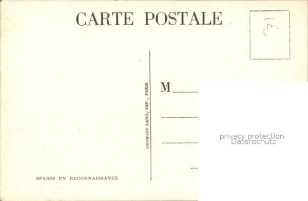 Militaria Frankreich Spahis en reconnaissance WK1 – Bild 2