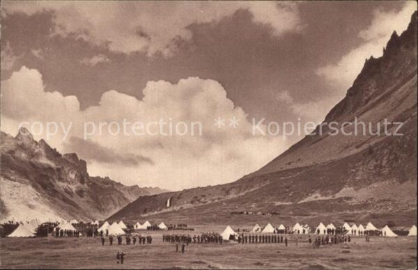 Militaria Frankreich Bivouac en Montagne  WK1