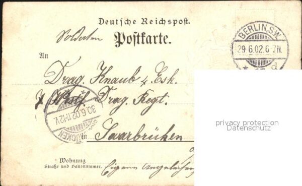 Militaria Deutschland Gruss aus der Garnison Berlin – Bild 2