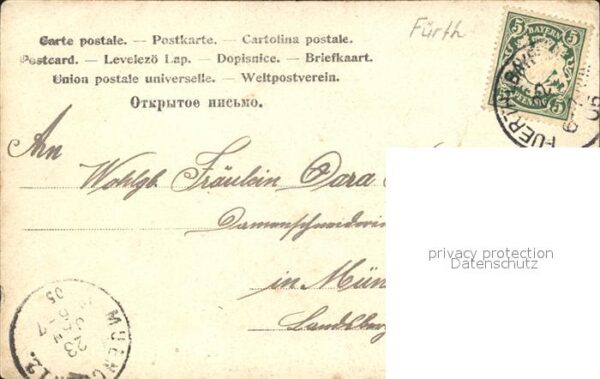 Militaria WK1 Gruppenfoto Fuerth  Bayern – Bild 2