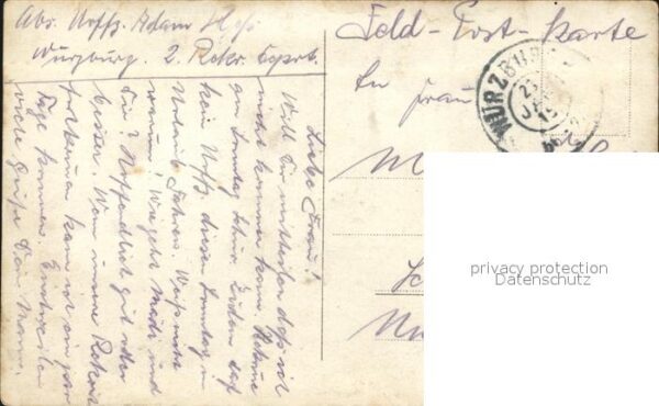 Militaria Offiziere WK1 Gruppenfoto Wuerzburg – Bild 2