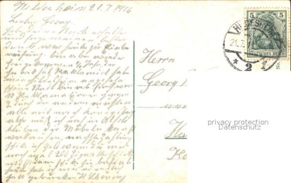 Regiment IR 079 Infanterie Regimentskarte Kaserne WK1 – Bild 2