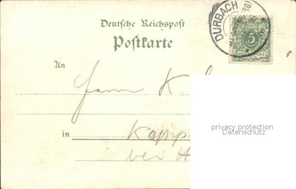 Regiment IR 170 Infanterie Gruss aus der Garnison Regimentskarte – Bild 2
