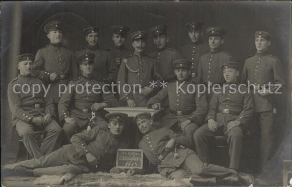 Militaria WK1 Gruppenfoto Lindau