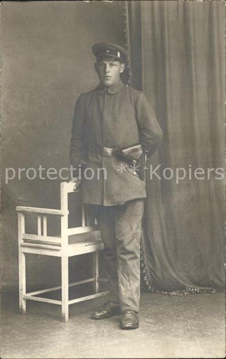 Militaria WK1 Soldat