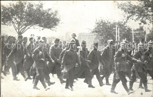 Militaria Kriegsgefangene Gefangene Franzosen in Koenigsbrueck Kaliningrad WK1