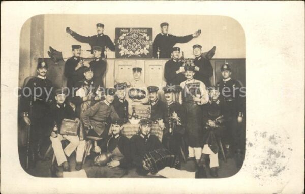 Regiment LIR 101 Landwehr Infanterie Soldatenleben Gruppenfoto  Erinnerung an Re