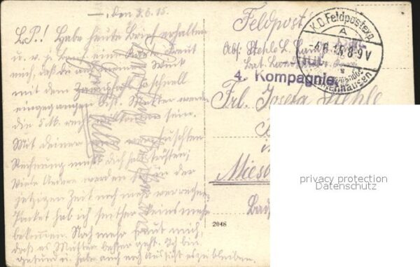 Militaria WK1 Gruppenfoto Wacht am Rhein – Bild 2