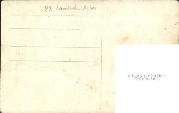 Regiment LIR 023 Landwehr Infanterie Gruppenfoto WK1 Gewehr – Bild 2