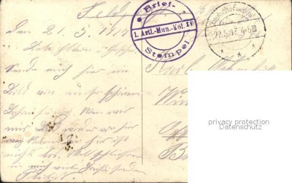Militaria WK1 Artillerie Munition Kolonne – Bild 2