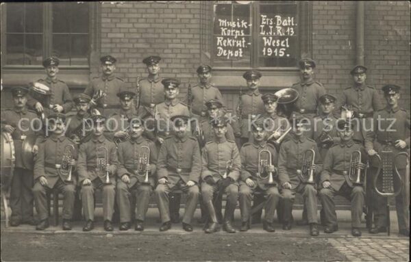 Regiment LIR 013 Landwehr Infanterie Musik Korps Rekrut.Depot Musikanten Orchest