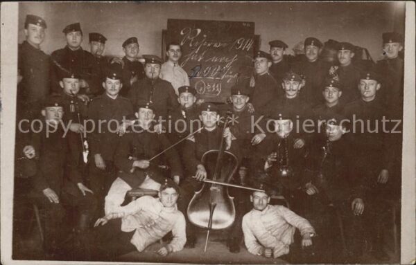 Regiment IR 082 Infanterie Musikanten Armee Orchester WK1