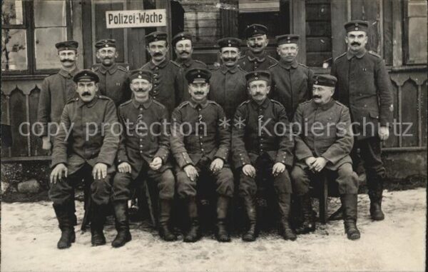 Militaria WK1 Polizeiwache