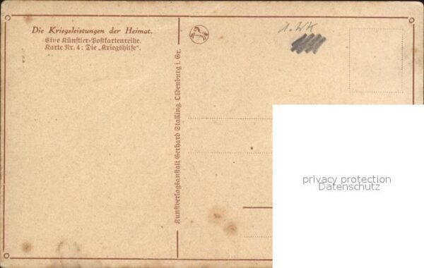 Militaria WK1 Kriegshilfe – Bild 2