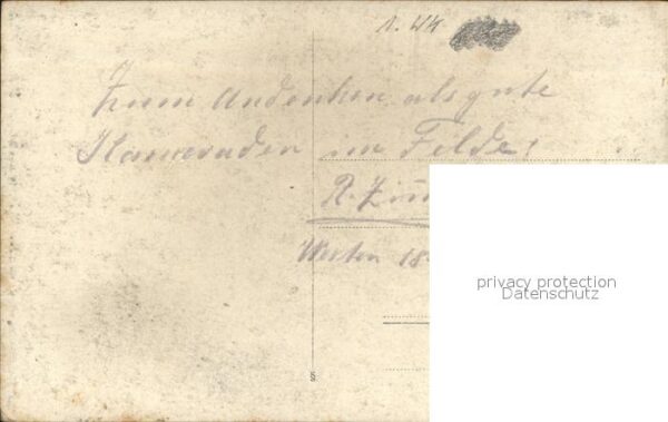 Militaria Kavallerie soldat auf dem Pferd Westen WK1 – Bild 2