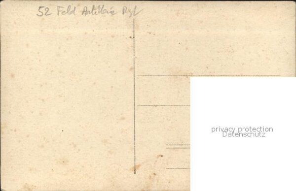Regiment FAR 052 Feldartillerie Soldat mit Saebel WK1 – Bild 2