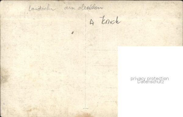 Militaria Landwehr WK1 Soldat mit Gewehr – Bild 2