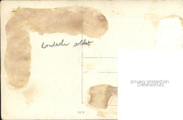 Militaria Landwehr Soldat WK1 – Bild 2