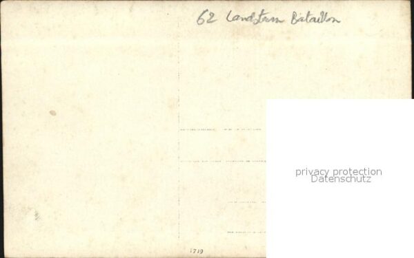Militaria Landwehr  Landsturm Bataillon 62 Bajonett WK1 – Bild 2