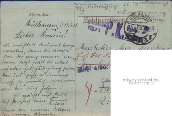 Militaria Politik Zeichnet Kriegsanleihe WK1 – Bild 2