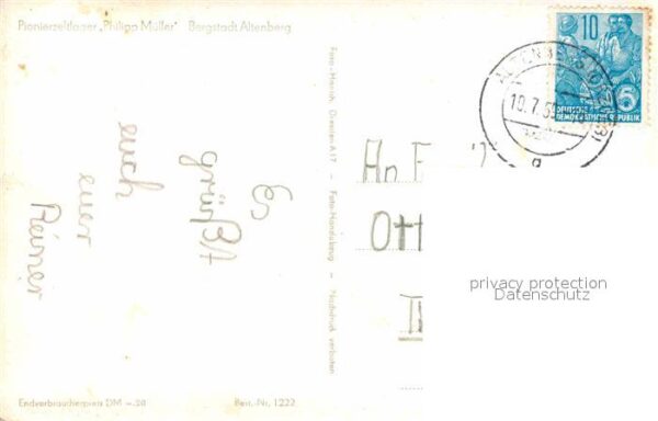Altenberg Erzgebirge Pionierzeltlager Philipp Mueller – Bild 2
