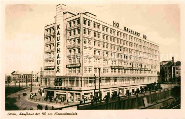 Berlin Kaufhaus am Alexanderplatz