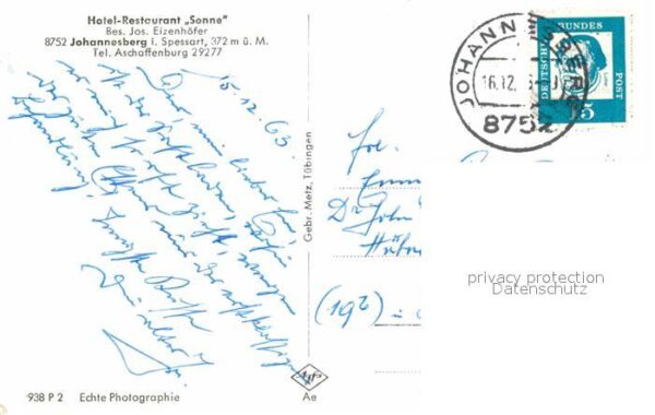 Johannesberg Unterfranken Hotel-Restaurant Sonne – Bild 2
