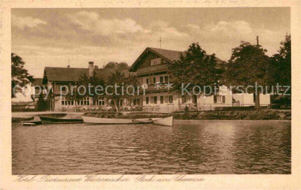 Stock Chiemsee Hotel Restaurant Westermacher
