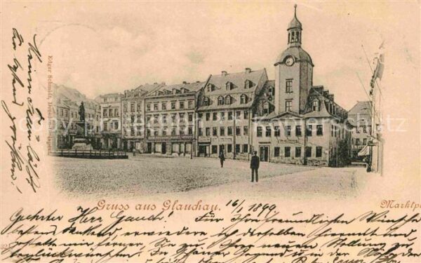 Glauchau Marktplatz