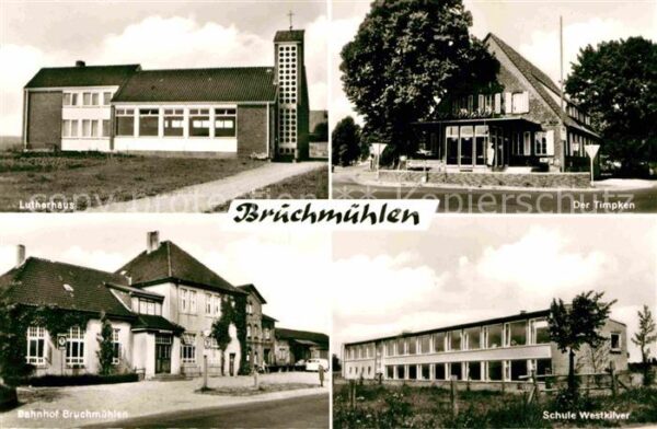 Bruchmuehlen Westfalen Lutherhaus Timpken Schule Westkiver Bahnhof